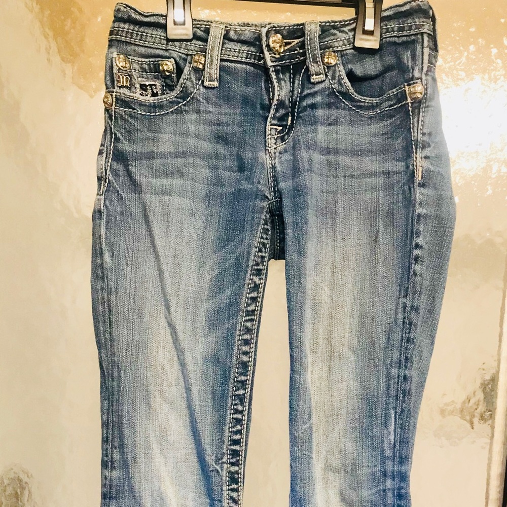 Girls size 10 Bootcut Miss Me Jeans